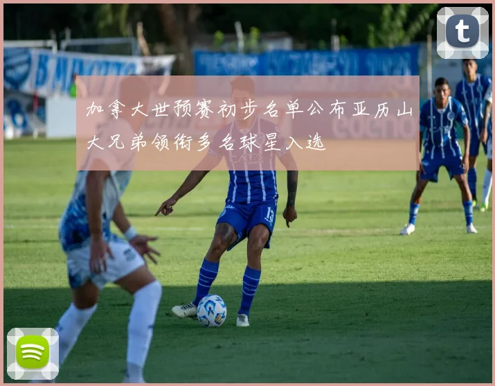 加拿大世预赛初步名单公布亚历山大兄弟领衔多名球星入选